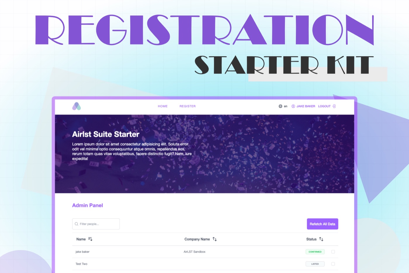 Registration Starter Kit