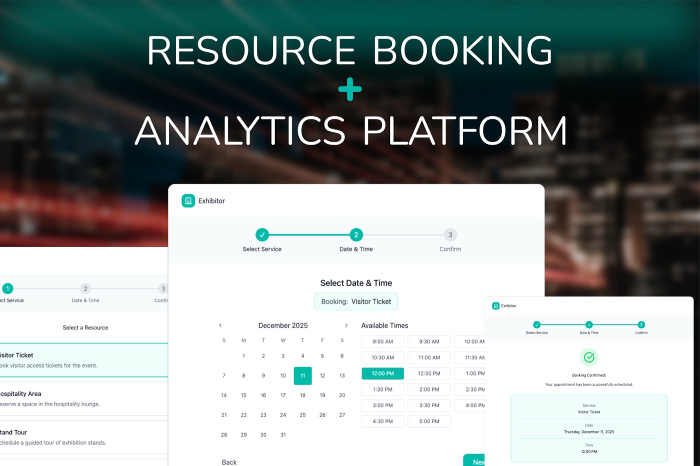 Resource Booking and Analytics Platform
